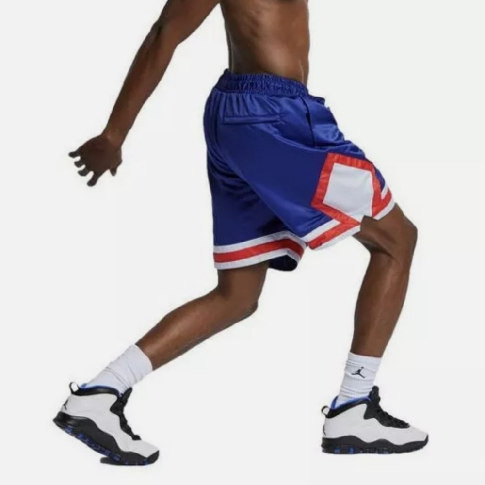 Jordan Satin Diamond Basketball Shorts Mens Medium - Picture 2 of 8